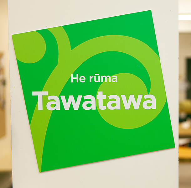 corporate wayfinding sign