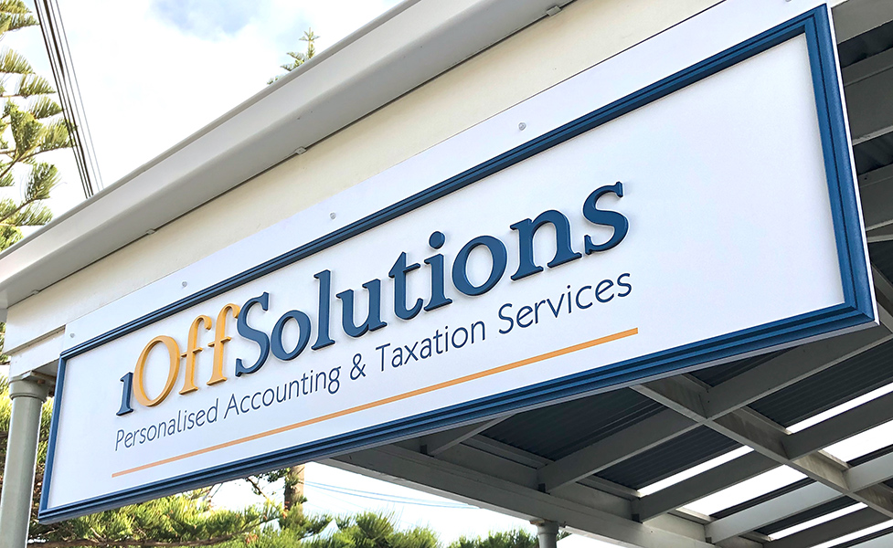 dimensional accountant sign