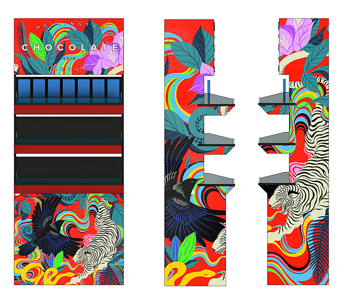 Wellington Chocolate Factory cabinet build