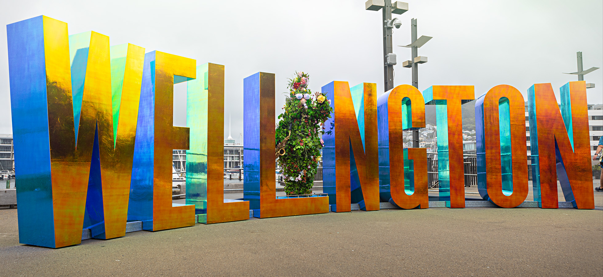 Wellington Waterfront Sign vinyl wrap