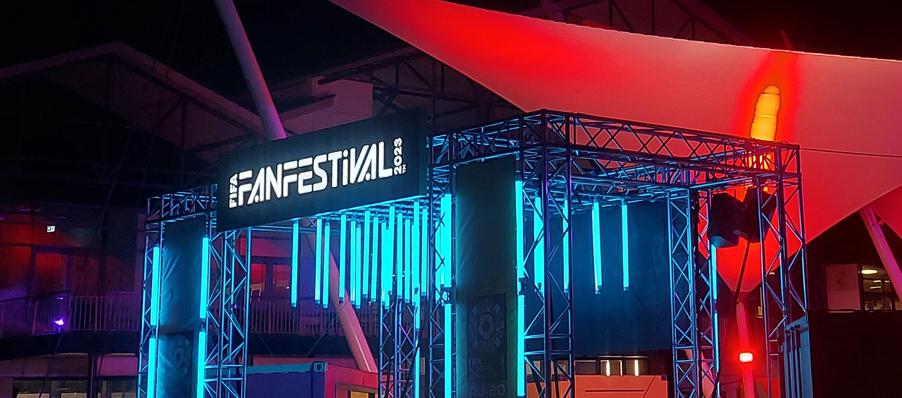 FIFA Fanfestival 2023 Entry sign