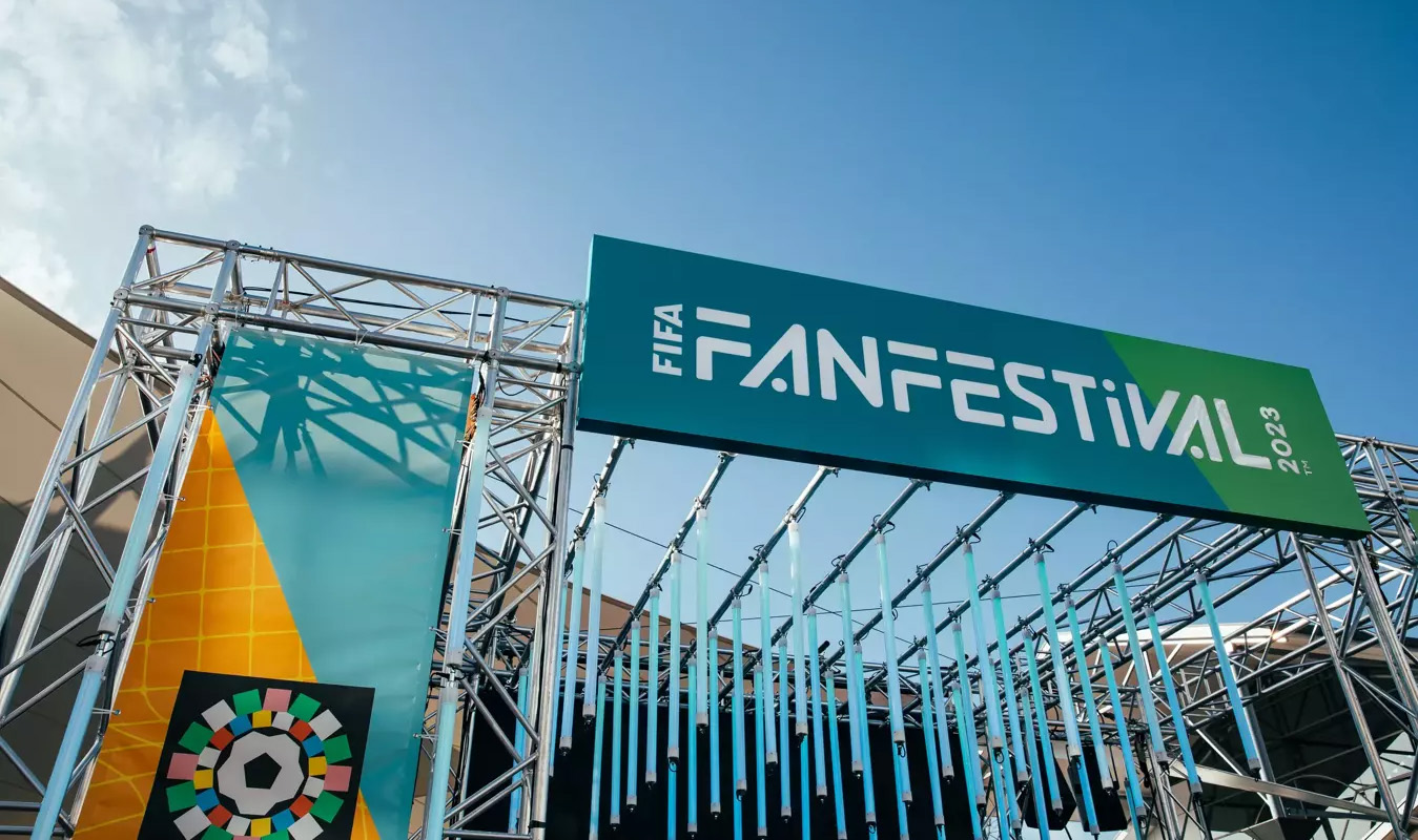 FIFA Fanfestival 2023 Entry sign